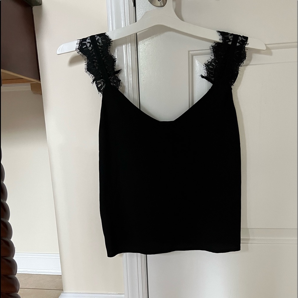 Lace cami  black size small
